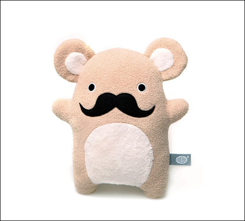 Moustache cuddly toy for Movember