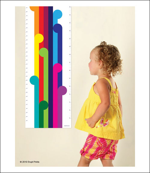 Rainbow Height Chart