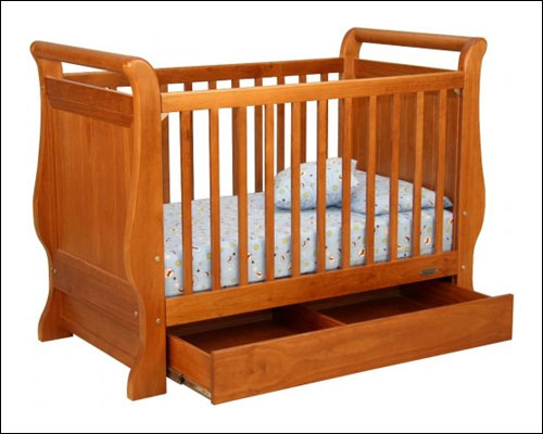 Baby Wooden Cots touchwood sleigh