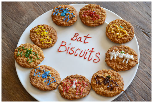 Halloween Food Ideas | Bat Cookies