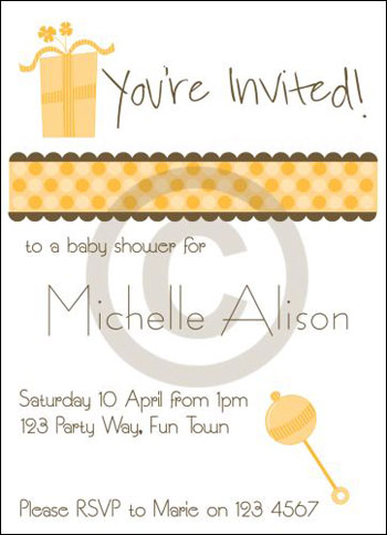 Personal Party Invites