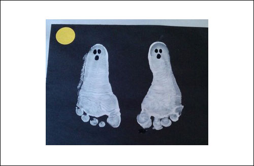Halloween Craft Ideas Spooky Feet