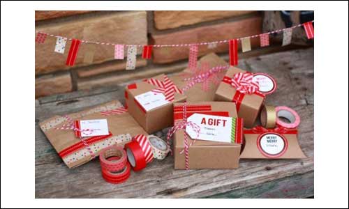 Washi Tape Christmas Craft Ideas