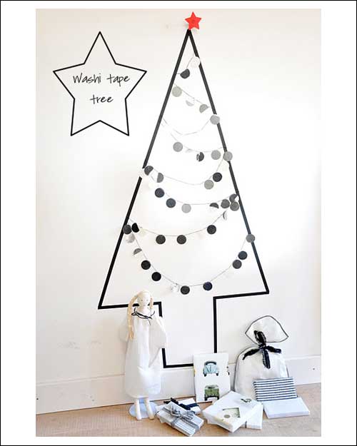 Washi Tape Christmas Craft Ideas