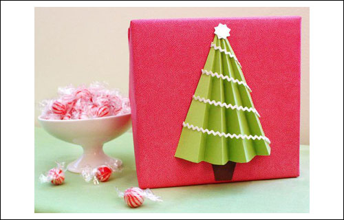 Christmas Tree Wrapping Idea