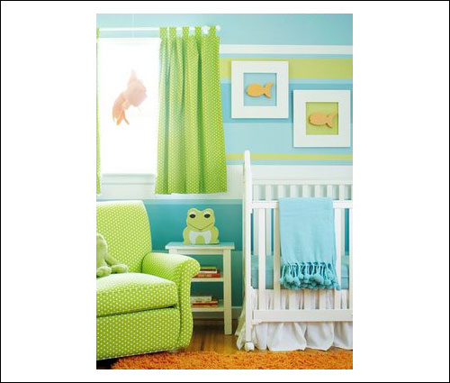 Stripey Wall Ideas for Nurseries