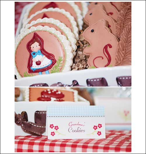 Little Red Riding Hood themed baby shower