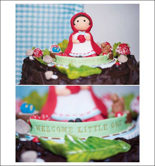 Little Red Riding Hood themed baby shower