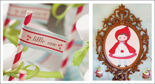 Little Red Riding Hood themed baby shower