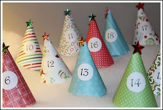 Party Hat Advent Callendar - Babybites.co.nz