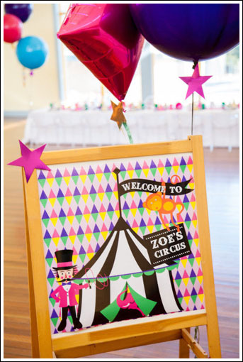 Circus Theme Kids Party Ideas