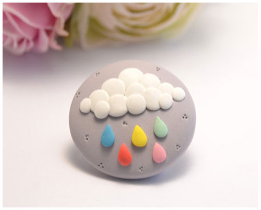 Cloud Brooch