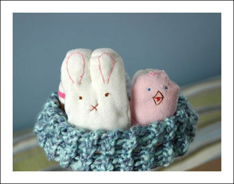 Babybites.co.nz - Easter Sock Bunnies