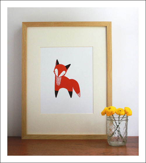 Fox Art Print