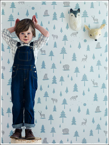 Hibou Home Children's Wallpaper and Fabric