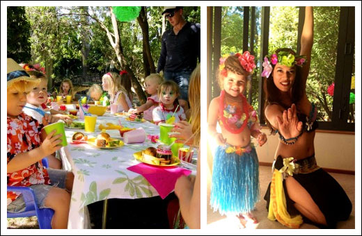 Kids Hula Theme Party