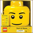 Lego Sort and Store Boy Head Storage