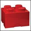 Lego Storage Red 4 Brick