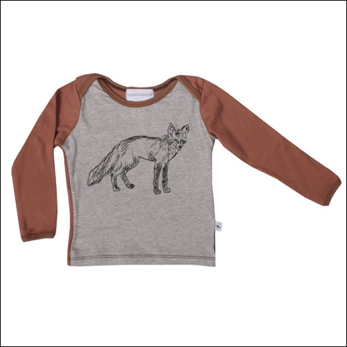 Master and Miss Children's Clothes - Fox T shirt