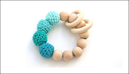 Newborn Gift Ideas Wooden Teething Ring