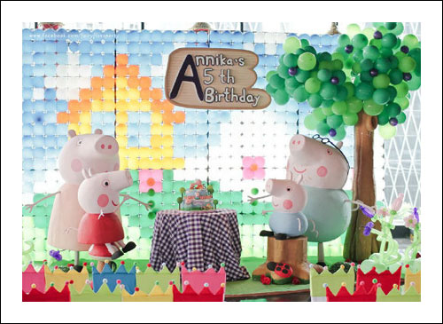 Peppa Pig Themed Birthday Party