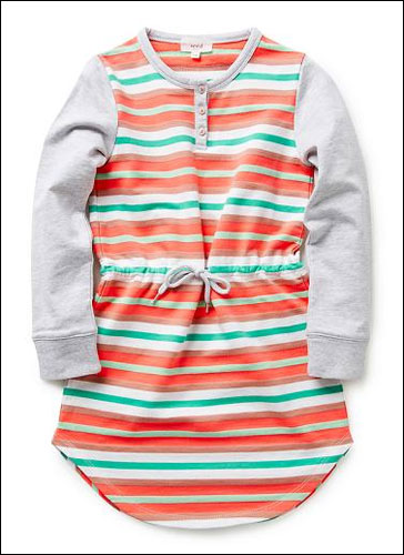 Stripy Girls Dress