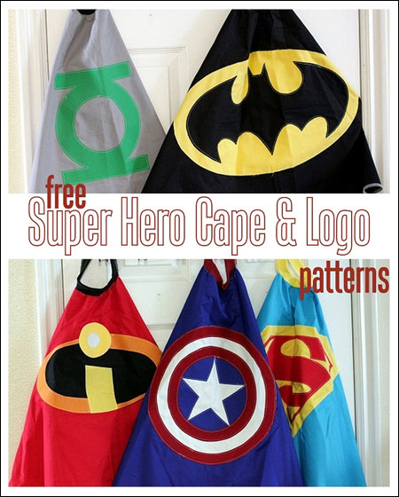 Free superhero cape pattern
