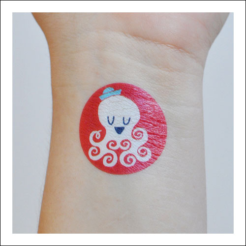 Kids Transfer Tattoos - Octopus