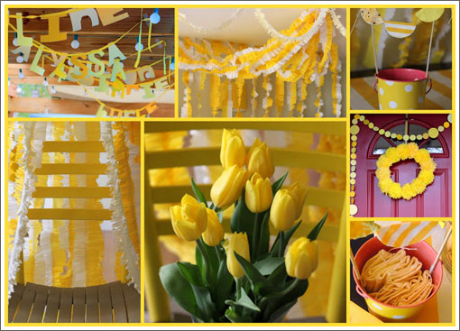 Yellow Themed Kids Party