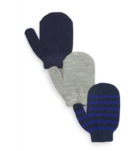 Next Blue Mittens Three Pack