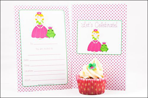 Princess Fill-in Party Invitations