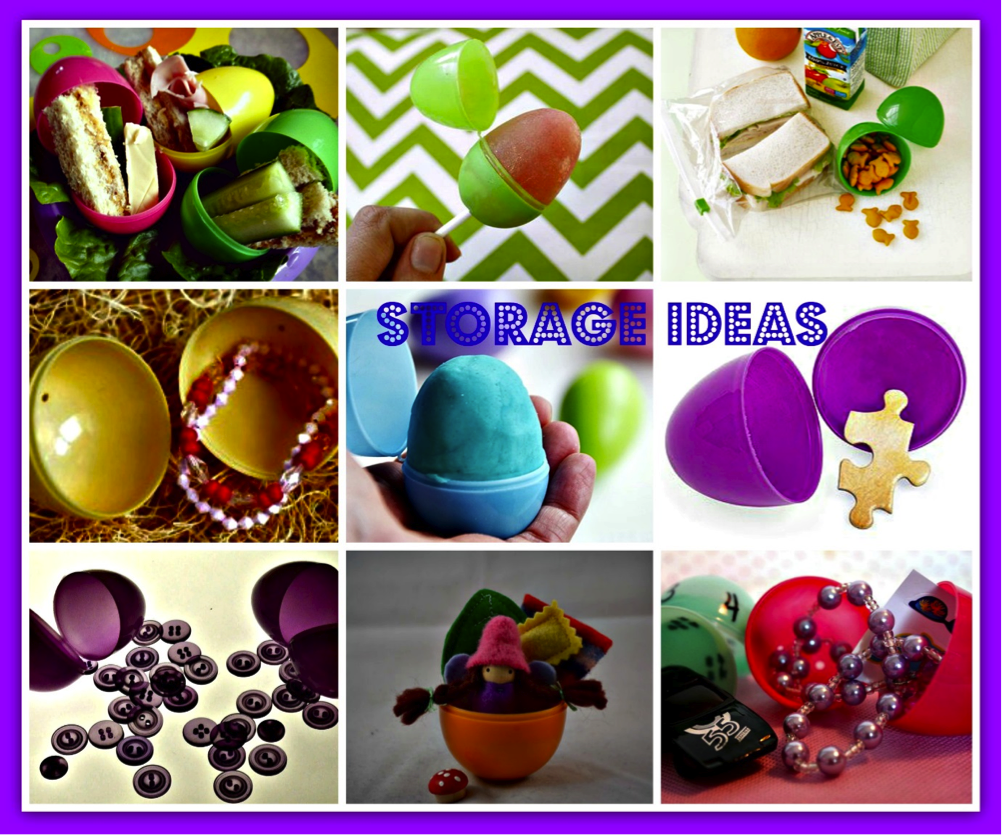Upcycling ideas for plastic Easter eggs 