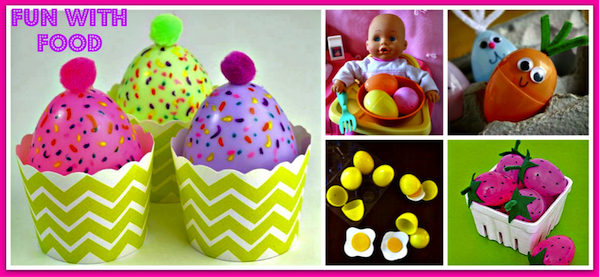 Upcycling ideas for plastic Easter eggs 